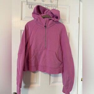 Lululemon Pink Hooded Sweatshirt